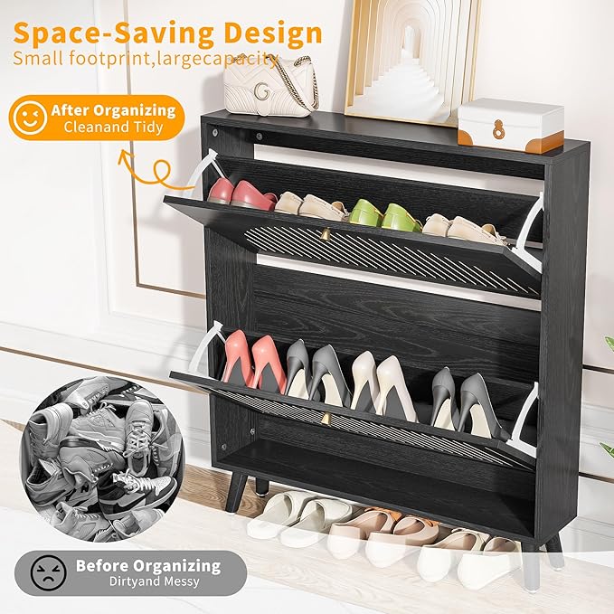 Shoe Storage Cabinet for Entryway - Image 9