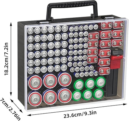 RISOU Battery Organizer Storage Case, Stores More Than 95 Batteries - Image 5