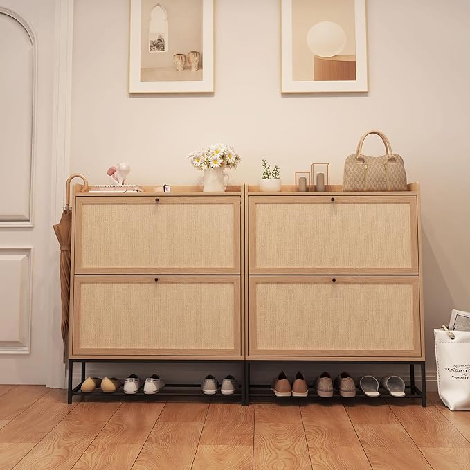 AVZEAR Narrow Shoe Storage Cabinet - Image 8