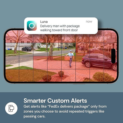 Luna 2K QHD Security Camera Indoor/Outdoor, Wired IP65 2, 4GHz WiFi Camera - Image 6