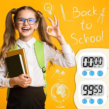 ZILLEEN Classroom Timer for Kids Teachers 2 Pack Digital Timers - Image 5