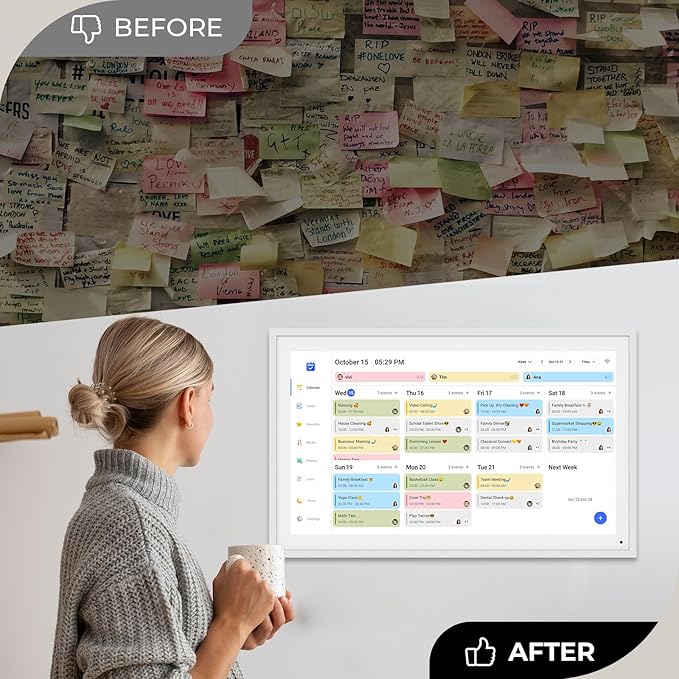 Digital Calendar, 15.6" Electronic Calendar - Image 7