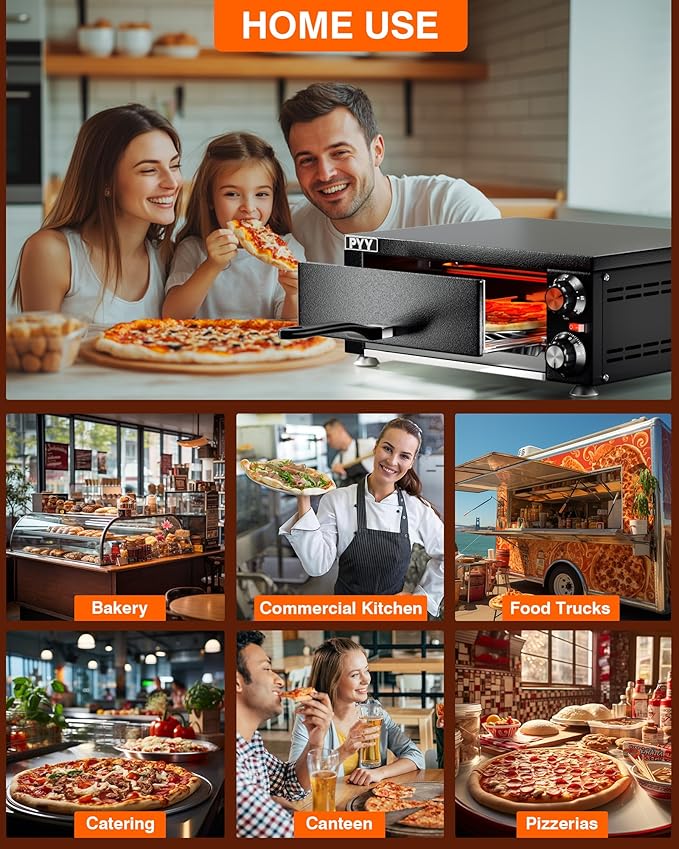 PYY Electric Pizza Oven Indoor Countertop Pizza Oven Commercial Pizza Maker - Image 8
