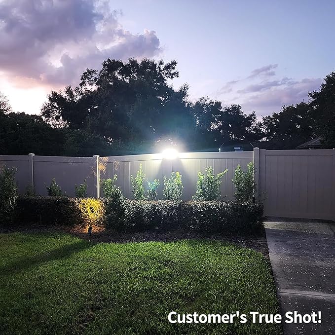 intelamp Solar Outdoor Lights, 6000mAh Motion Sensor - Image 8