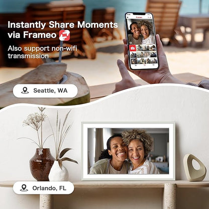 Digital Picture Frame, 15.6 Inch Frameo Digital Frame WiFi, 1920*1080 IPS FHD - Image 3