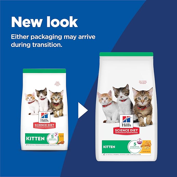 Hill's Science Diet Kitten, Kitten Premium Nutrition, Dry Cat Food, Chicken - Image 2