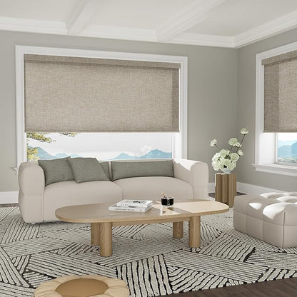 Boolegon Motorized Blinds with Remote, Light Filtering Smart Electric Window - Image 5