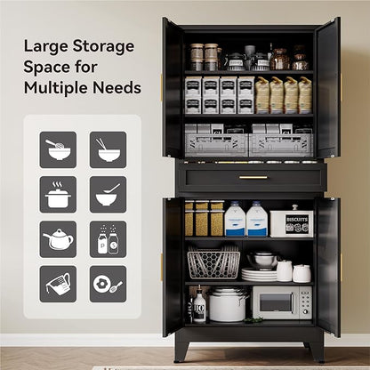 COFaR 71" Modern Pantry Cabinet - Image 6