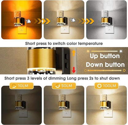 Night Lights Plug into Wall, Dimmable Night Light - Image 4