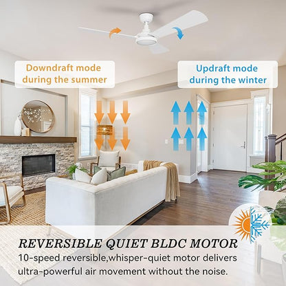 SMAAIR 56 Inch Smart Wifi Ceiling Fans - Image 7