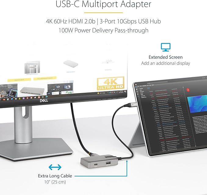 StarTech.com 4-in-1 USB C Hub - Image 2