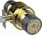 iulock Smart Door Knob with Keypad and Key, Keyless Entry Door Lock with Rubber by iulock