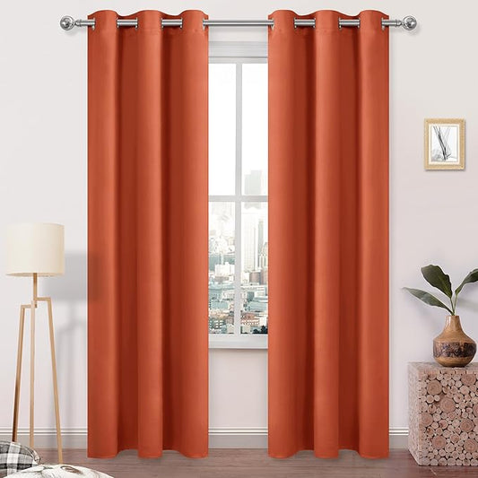 DWCN Blackout Curtains for Living Room, Room Drakening Curtains for Bedroom by DWCN