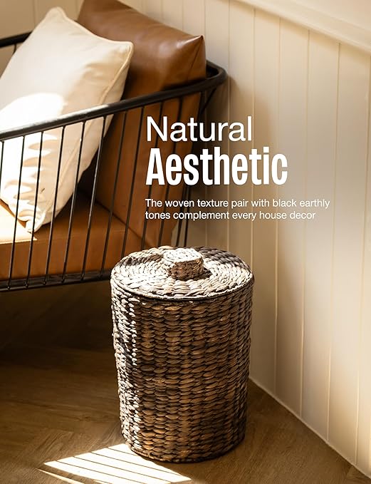 4 Gallons Wicker Waste Basket - Image 4
