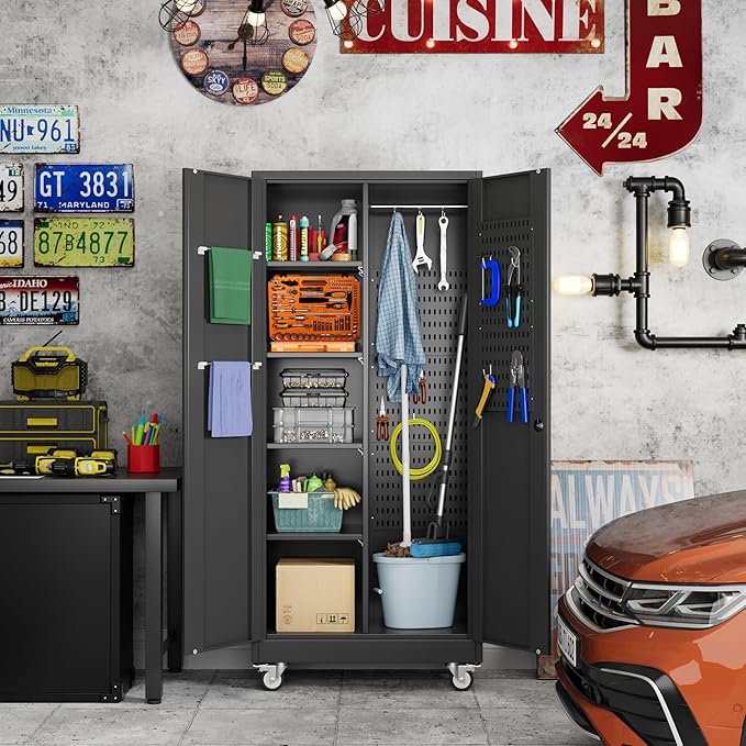 Broom Closet Storage Cabinet - Image 2