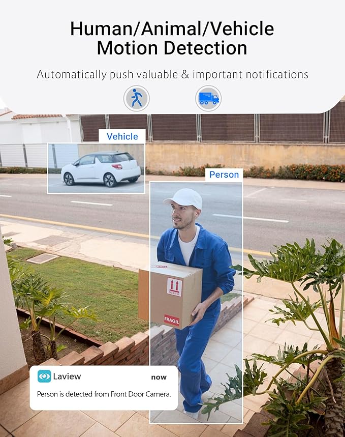 LaView 4K Outdoor Security Cameras, 8MP HD Cameras - Image 6