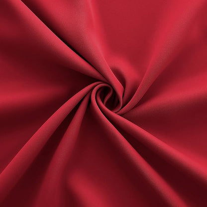 KOUFALL Red Kitchen Curtains, Short Blackout Window Curtains - Image 5