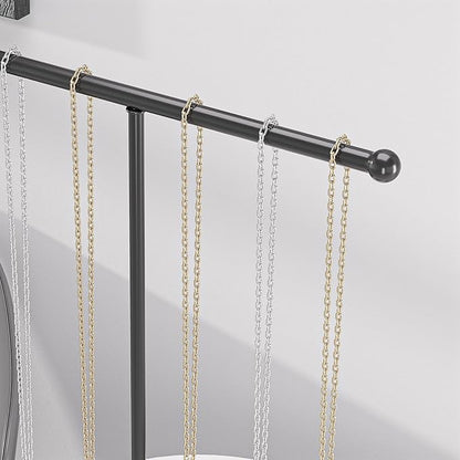 Justsoso Metal T-Bar Necklace Holder Stand, Necklace Hanging Display Stand - Image 2