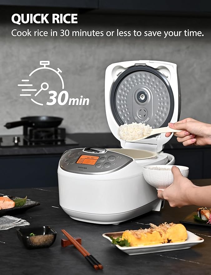 Toshiba Rice Cooker 6 Cup Uncooked – Japanese Rice Cooker - Image 6