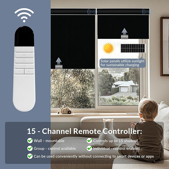 Boolegon Motorized Roller Blinds - Image 3