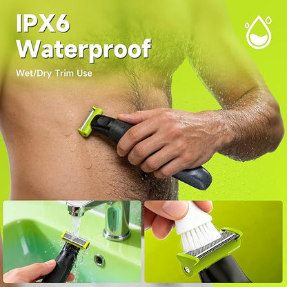 SEIHAI Body Hair Trimmer for Men, Painless Electric Beard Trimmer, Groin - Image 6