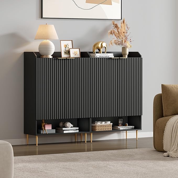 SICOTAS Shoe Cabinet with Fluted Doors - Image 8