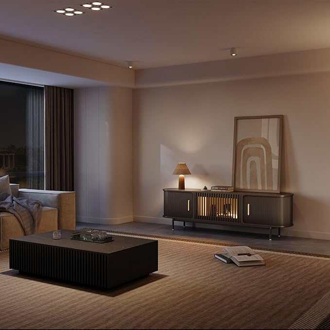 POVISON Sliding Tambour Door TV Stand - Image 3