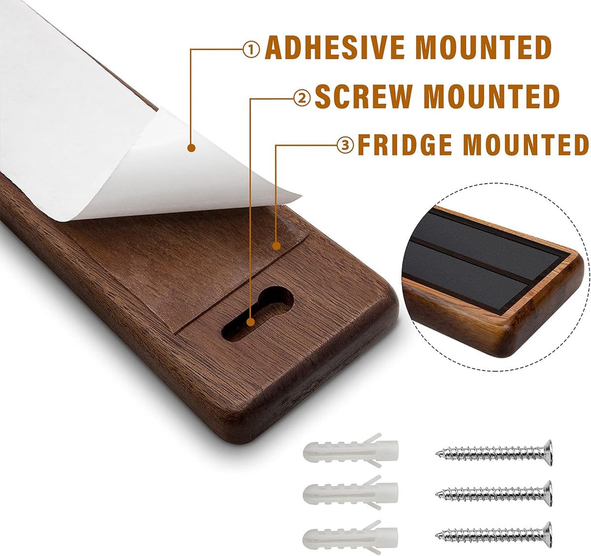 HOSHANHO Magnetic Knife Strips, Magnetic Knife Holder for Wall 16 Inch
