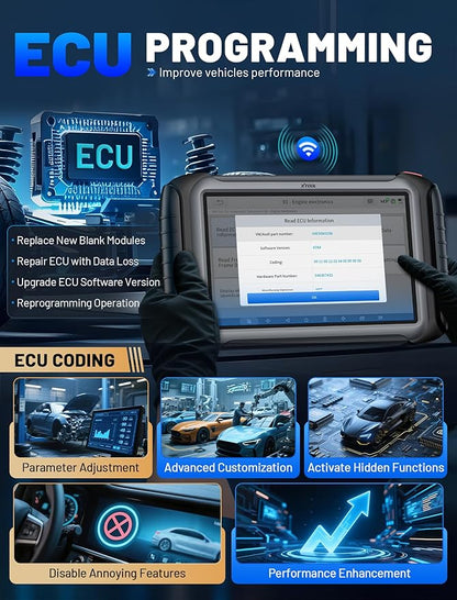 XTOOL IP919 PRO Scan Tool, ECU Pr0gramming Car OBD2 Scanner - Image 5
