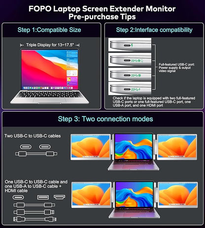FOPO Portable Monitor for Laptop - Image 3