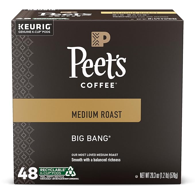 Peet's Coffee, Medium Roast Keurig K-Cup Pods by Peet%E2%80%99sCoffee