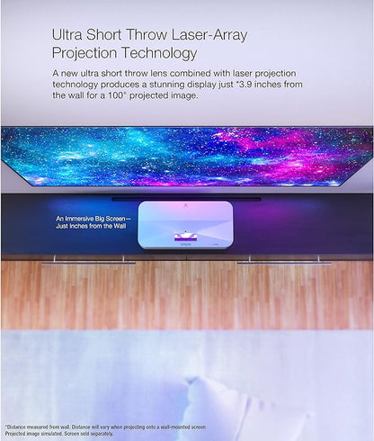 Epson EpiqVision Ultra LS800 Short Throw 3-Chip 3LCD Smart Streaming Laser - Image 4
