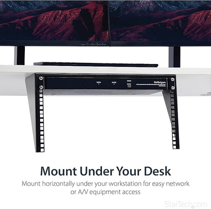 StarTech.com 6U Wall Mount Patch Panel Bracket – 19 in – Steel - Image 7