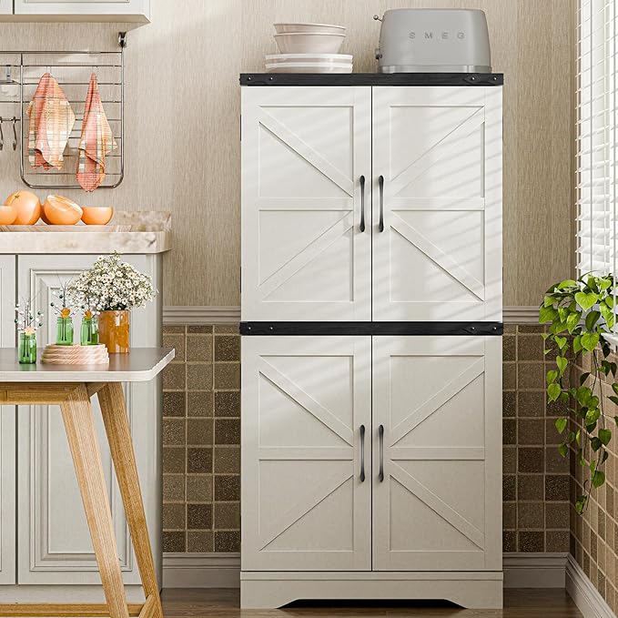 Farmhouse Floor Storage Cabinet - Image 4