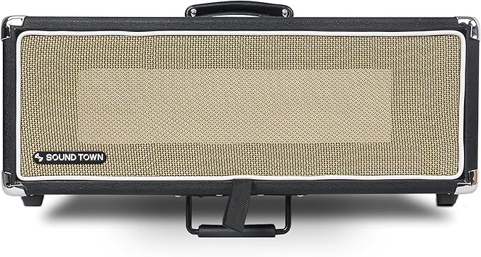 Sound Town Vintage 3U Amp Rack Case, 12.5" Depth by SOUNDTOWN