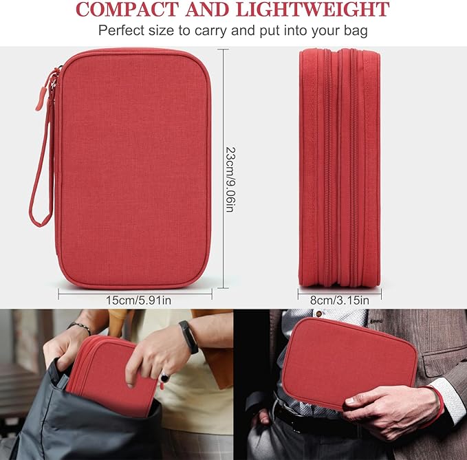 FYY Electronic Organizer, Large Travel Cable Organizer Bag Pouch Electronic - Image 2