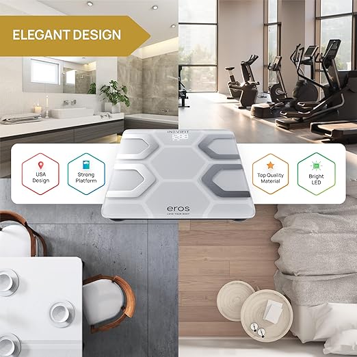 INEVIFIT EROS Bluetooth Body Fat Scale Smart BMI Highly Accurate Digital - Image 6