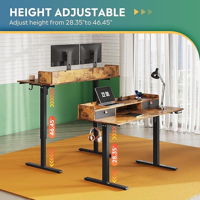 DEVAISE 55×28 Inch Electric Standing Desk - Image 6