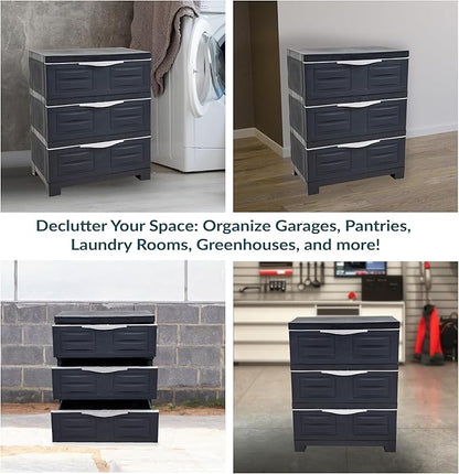 Sunnydaze 29.5" H 3-Tier Storage Cabinet - Image 5