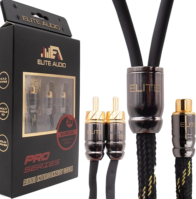 Elite Audio Pro Series 1.5 ft. 100% OFC Copper RCA Cable Y-Adapter by EliteAudio