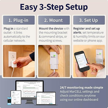 MarCELL Pet Watch Bundle – Cellular Temperature Monitor, Humidity & Power - Image 8