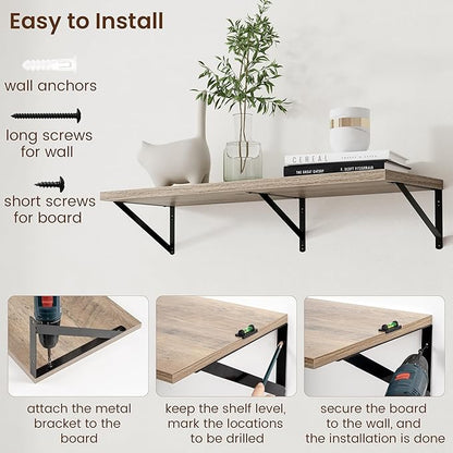 Axeman 12 Inch Deep Floating Shelves - Image 6