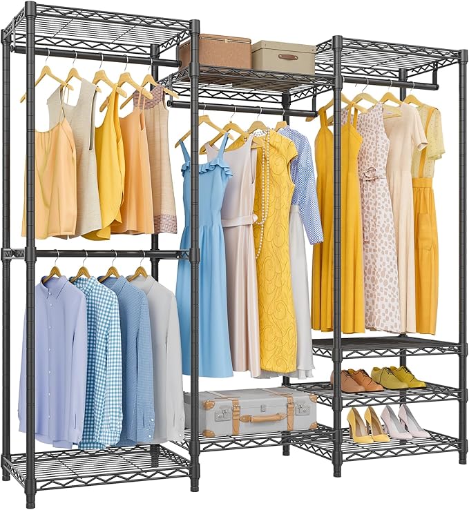 VIPEK V5 Medium Portable Closet Wardrobe Heavy Duty Clothes Rack, Freestanding by VIPEK