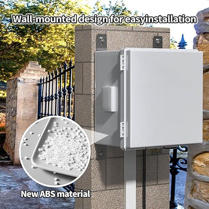 ABS Electrical Junction Box, Ventilated Design, Cable Grommets, IP65 Waterproof - Image 4