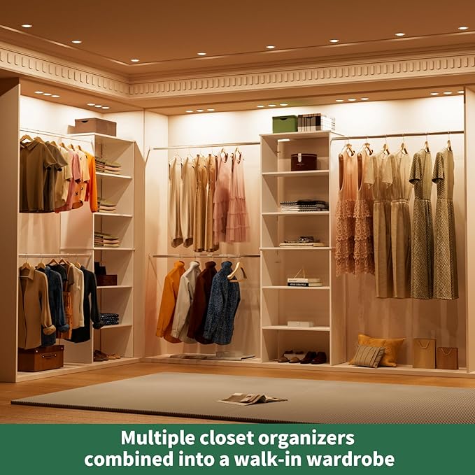 Closet System, 25.5" Wide Closet Organizer System - Image 4