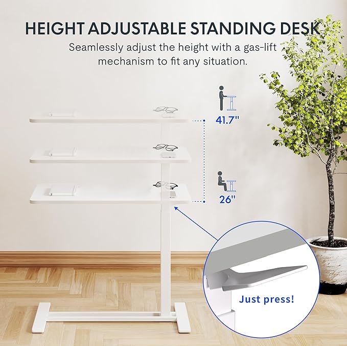 FLEXISPOT Mobile Standing Desk - Image 5