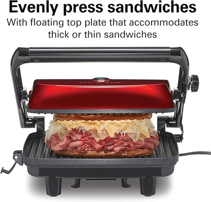 Hamilton Beach Panini Press Sandwich Maker & Electric Indoor Grill - Image 4