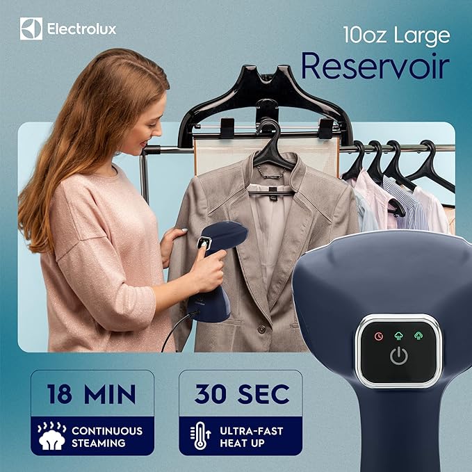Electrolux Steamer for Clothes, LX15003 Portable Handheld Fabric and Garment - Image 2