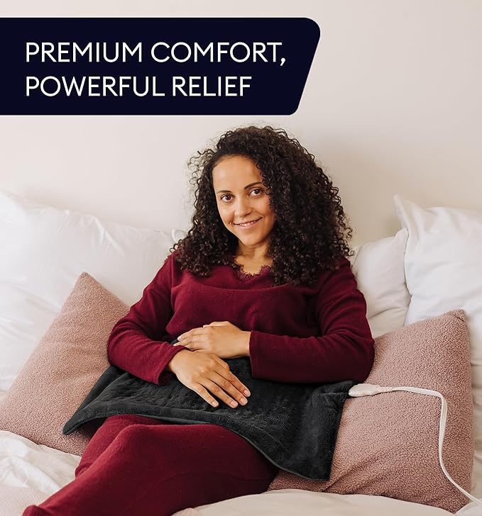 GENIANI Electric Heating Pad for Back Pain & Cramps Relief, Electric Throw - Image 9