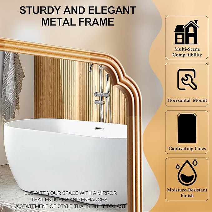 Wood Mirror for Bathroom - Image 8